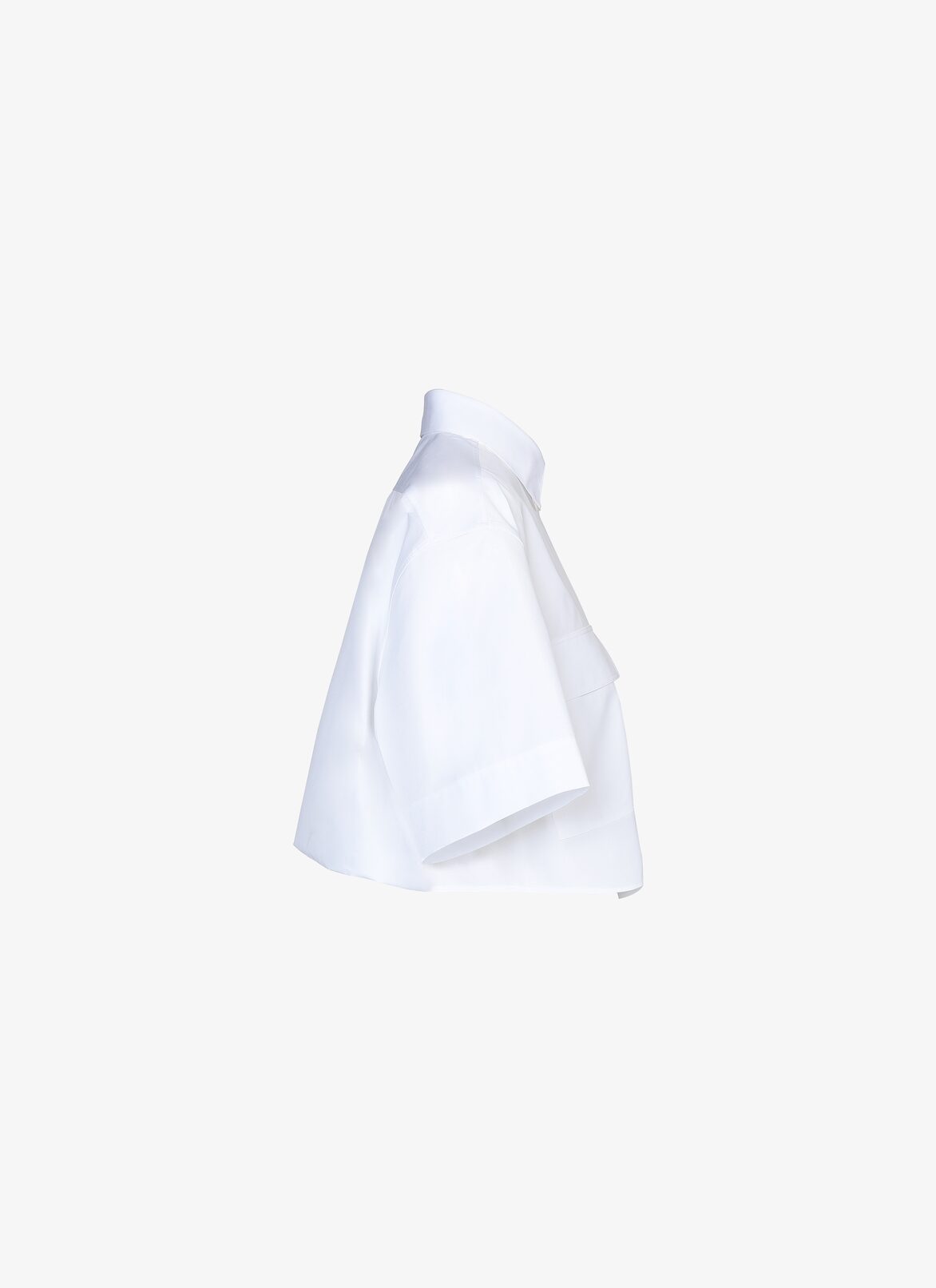 CHEMISE COURTE POPELINE JAPONAISE BLANC ALAÏA CHEMISE COURTE POPELINE JAPONAISE BLANC BLANC